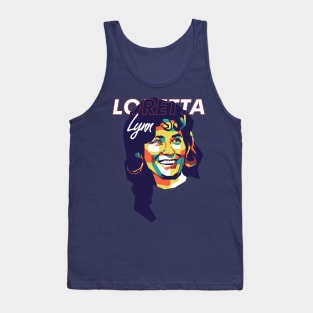 Tribute Loretta Lynn on WPAP Style Tank Top
